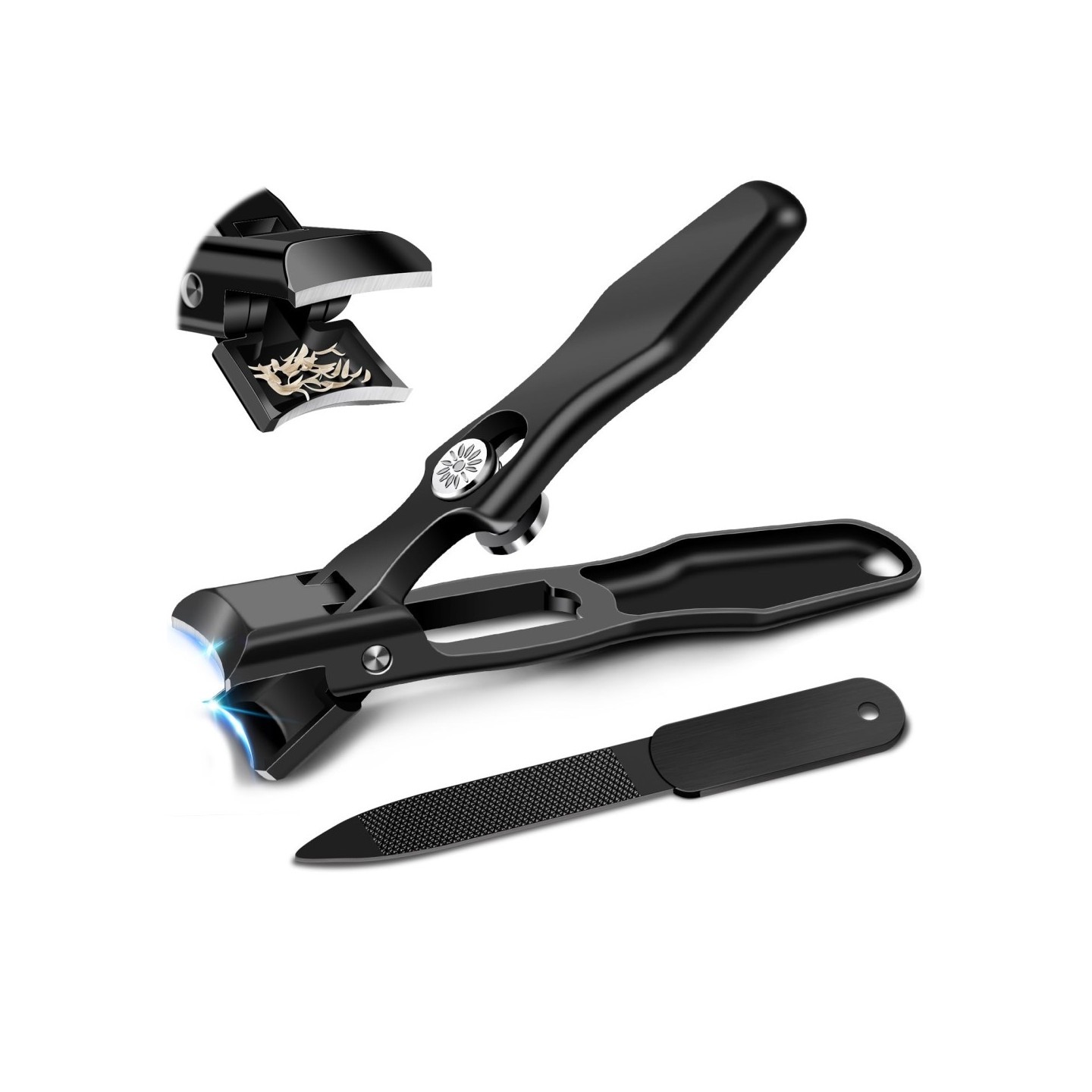 Kynsileikkuri Ruostumaton Teräs Sormenkynnet Varpaankynnet Leikkuri Kynsi Trimmeri Manikyyri Työkalu