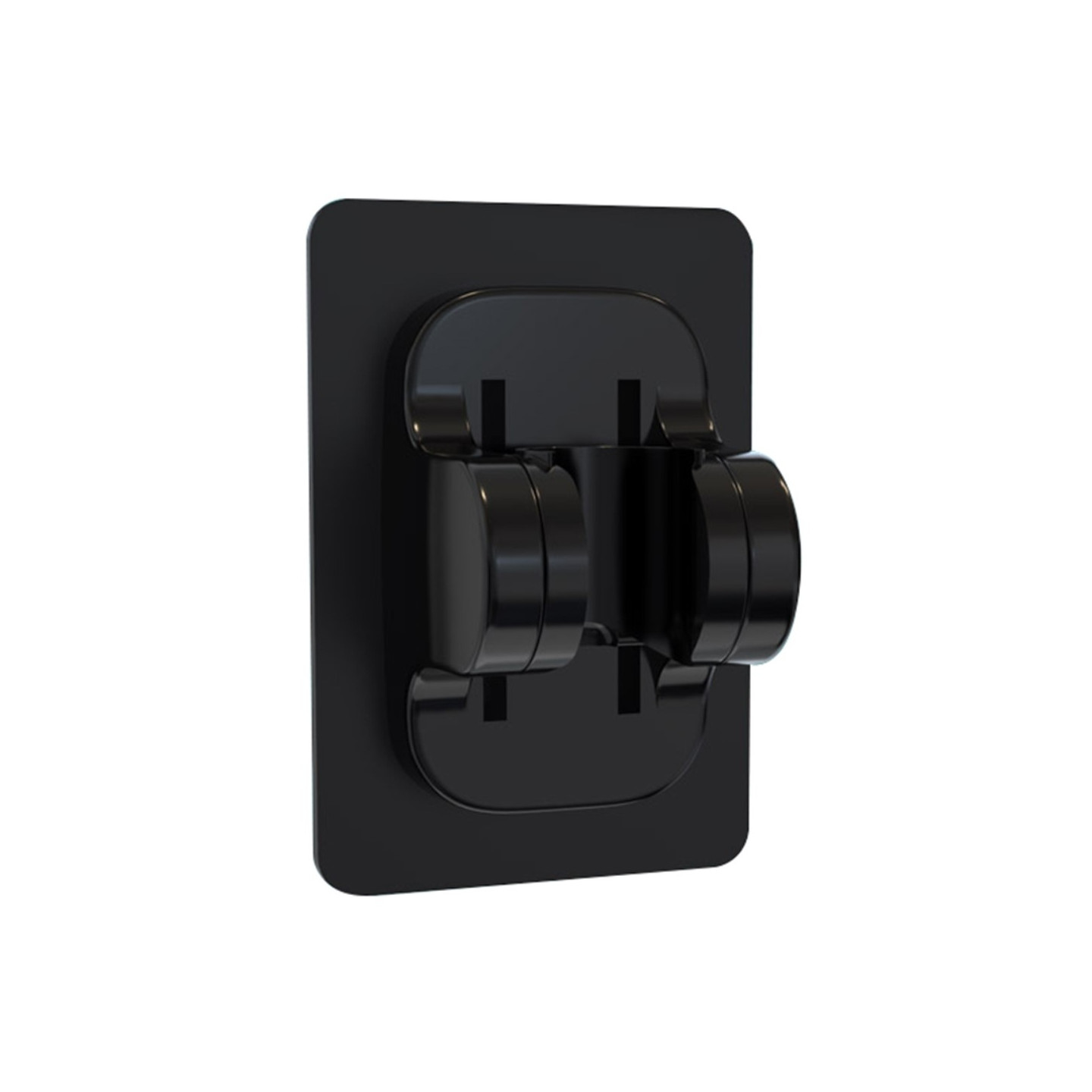 Bracket shower head holder Self - adhesive bathroom shower head bracket - Black