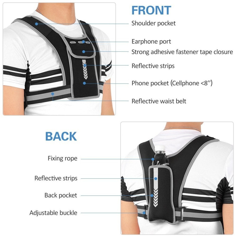 Reflective Vest Running Vest Equipment Running Hiking Cycling