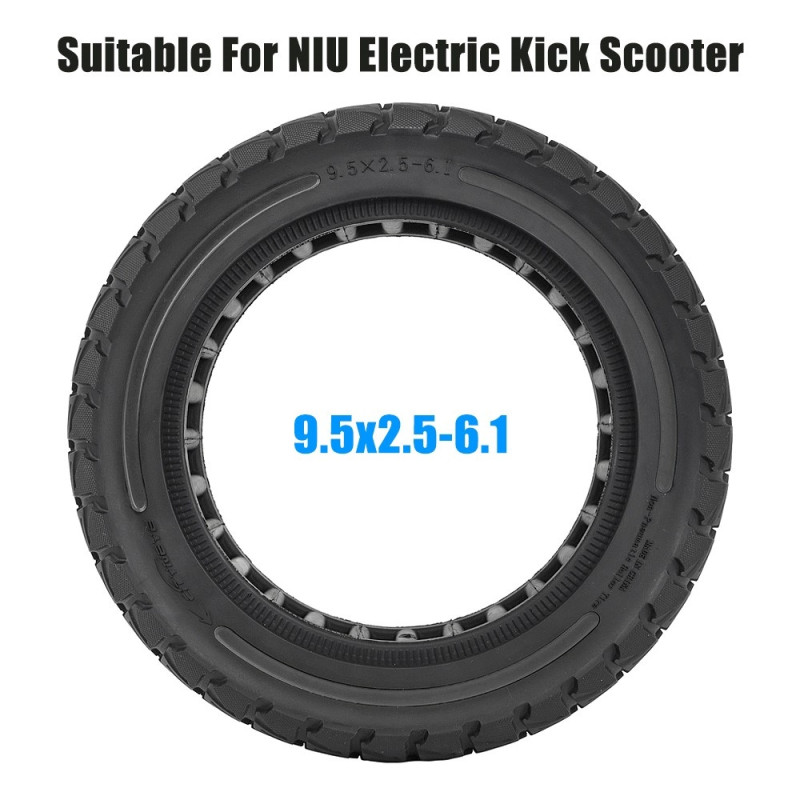 For Niu Electric Kick Scooter 9.5*2.5 - 6.1 Rubber Tire Honeycomb