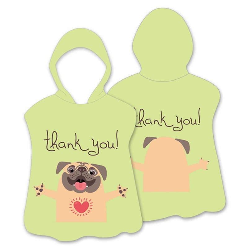 Hood Cape Badehåndklæde Badekåbe Poncho, 60x60cm - Dog