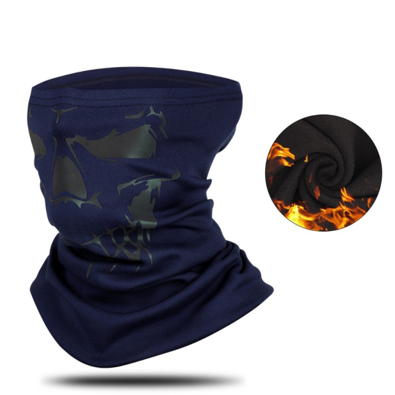 Bandana Mask Ansiktsmaske Halsvarmer Vindtett Balaclava - Blå