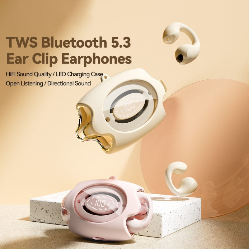 ESSAGER Bluetooth Headset Trådløse Hovedtelefoner Svedbestandige - Sort