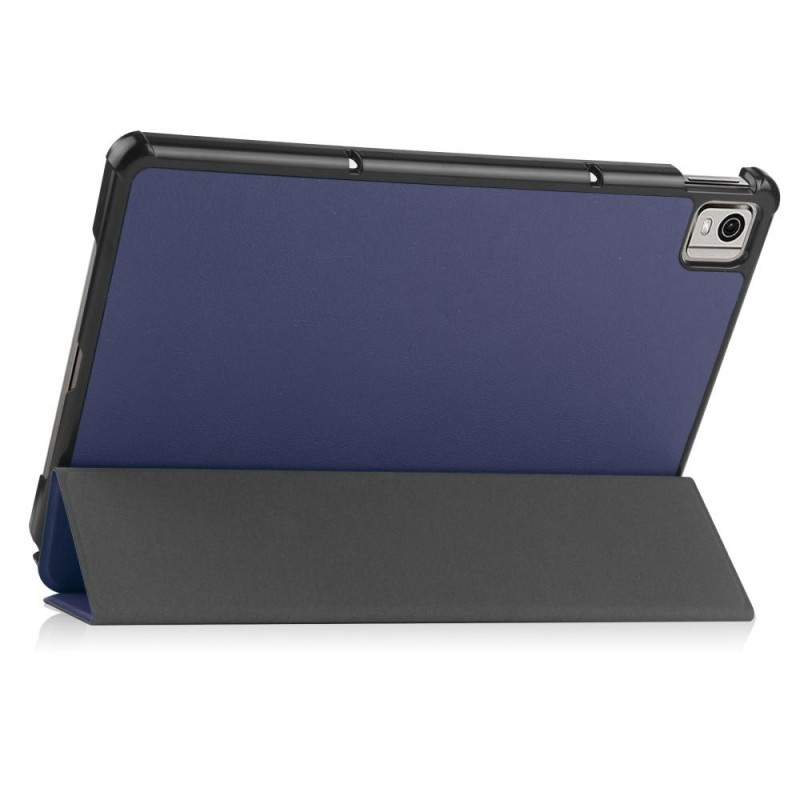 Nokia T21 Tri - fold Stand Wake / Sleep Cover Tablet Case - Blue