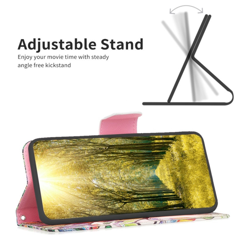 Sony Xperia 10 VI Lompakkotelineen kotelo Kuviollinen puhelimen kansi