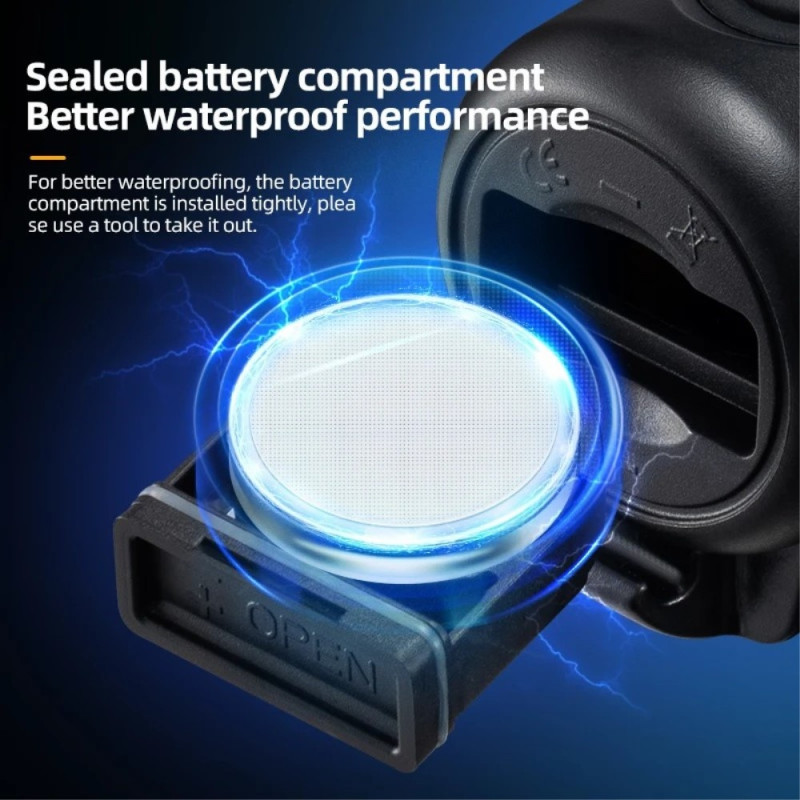 Elektrisk Sykkelklokke Bell High Decibel Sykkelstyre - Blå