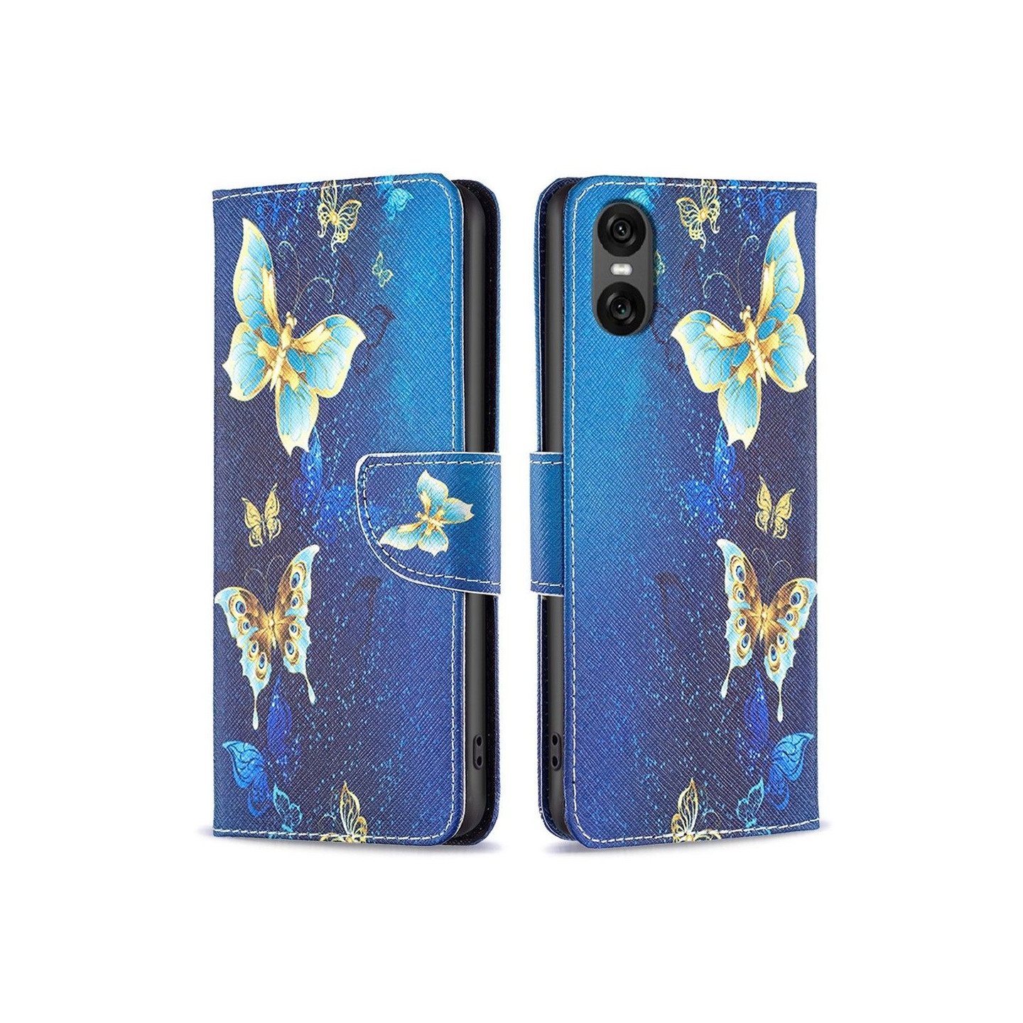 Til Sony Xperia 10 VI tegnebogstativetui mønstertelefoncover