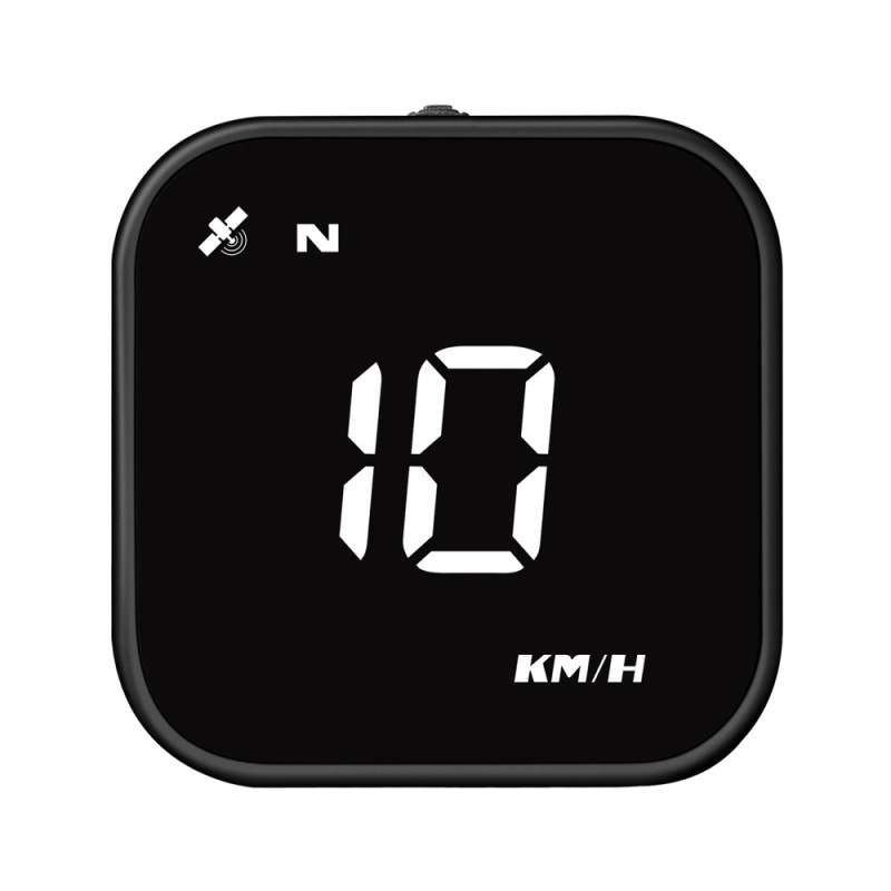 Speedometer HUD GPS - skjerm Universal Multifunksjon - Hvit