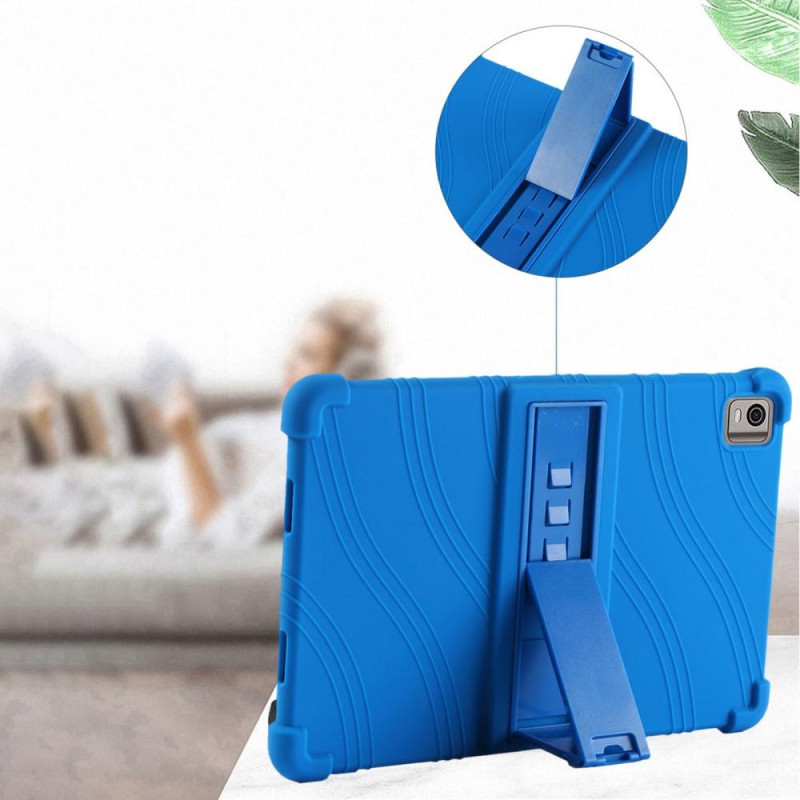 Nokia T21 Soft Silicone Beskyttende Tabletetui Cover - Sort