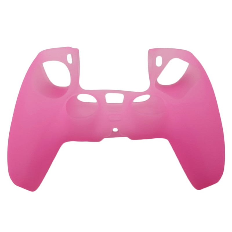 För Sony PlayStation 5 PS5 Silikonfodral Anti - Slip Skydd - Rosa