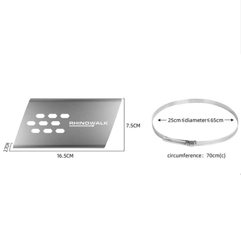 Motorcycle Exhaust Heat Shield Aluminum Anti - scald protection