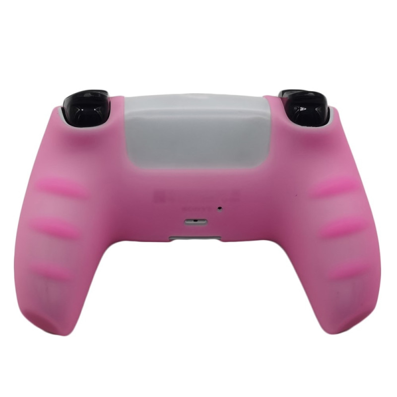 For Sony PlayStation 5 PS5 Silikondeksel Anti - Slip Beskyttelse - Rosa