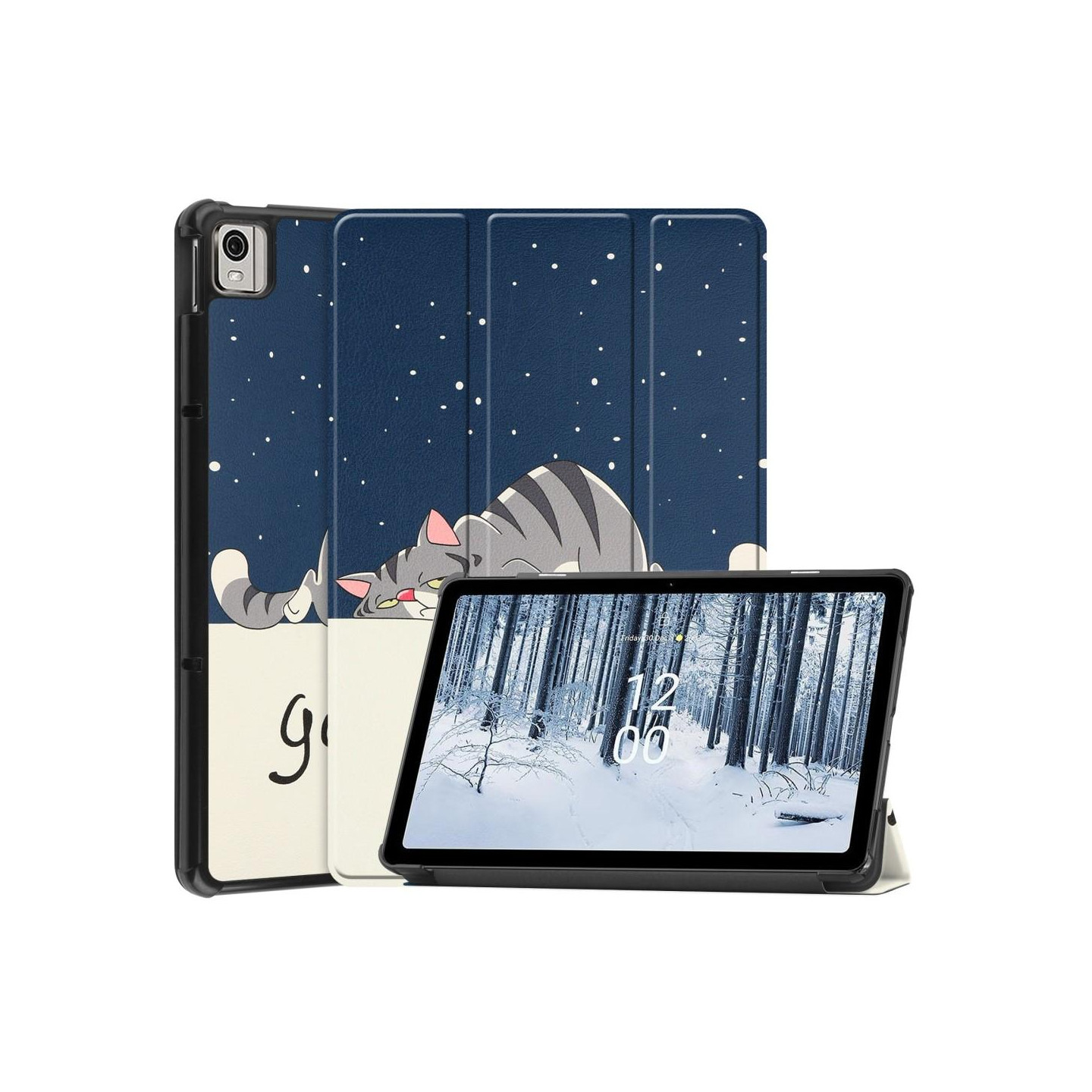 Slim Fit Covercover Til Nokia T21 - Katt