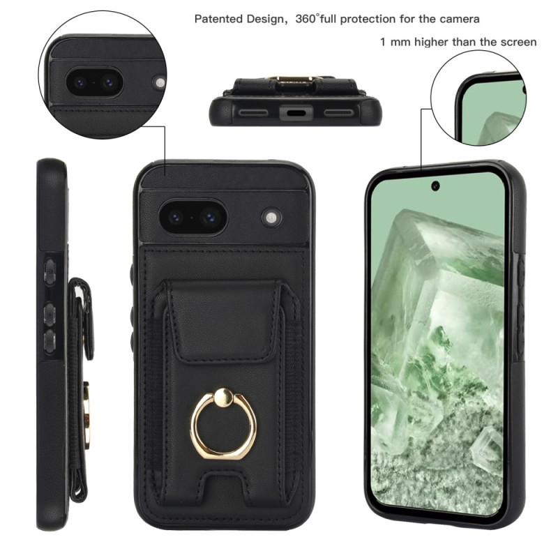 Google Pixel 8a Kickstand Case Puhelimen Suojakotelo Korttipaikoilla