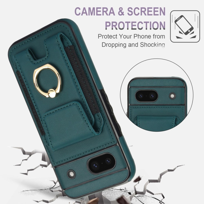 Google Pixel 8a Kickstand Case Puhelimen Suojakotelo Korttipaikoilla