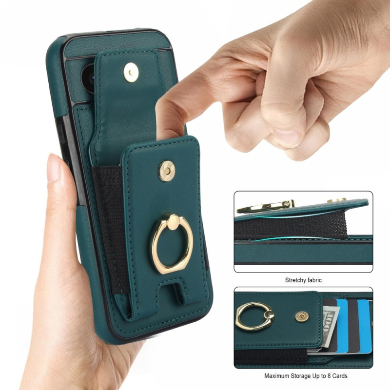 For Google Pixel 8a Kickstand Case Telefonveske med Kortspor - Grønn