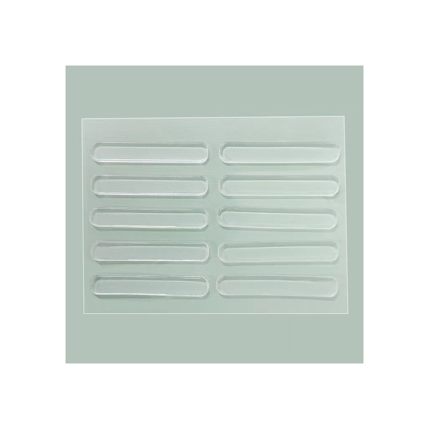 10 STK 63X10x2mm Anti - kollisjonsbeskyttelse Dørhåndtak Kjøleskap