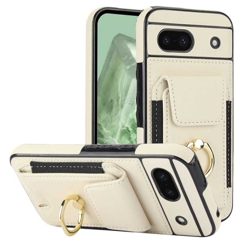 For Google Pixel 8a Kickstand Case Phone Cover with Card Slots