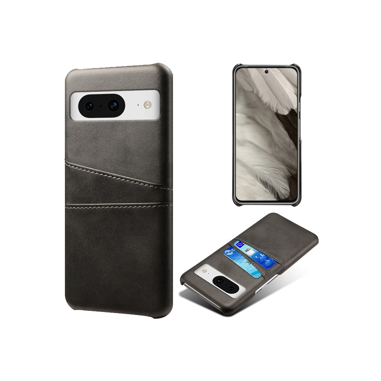 Google Pixel 8a KSQ - kotelo korttipaikalla