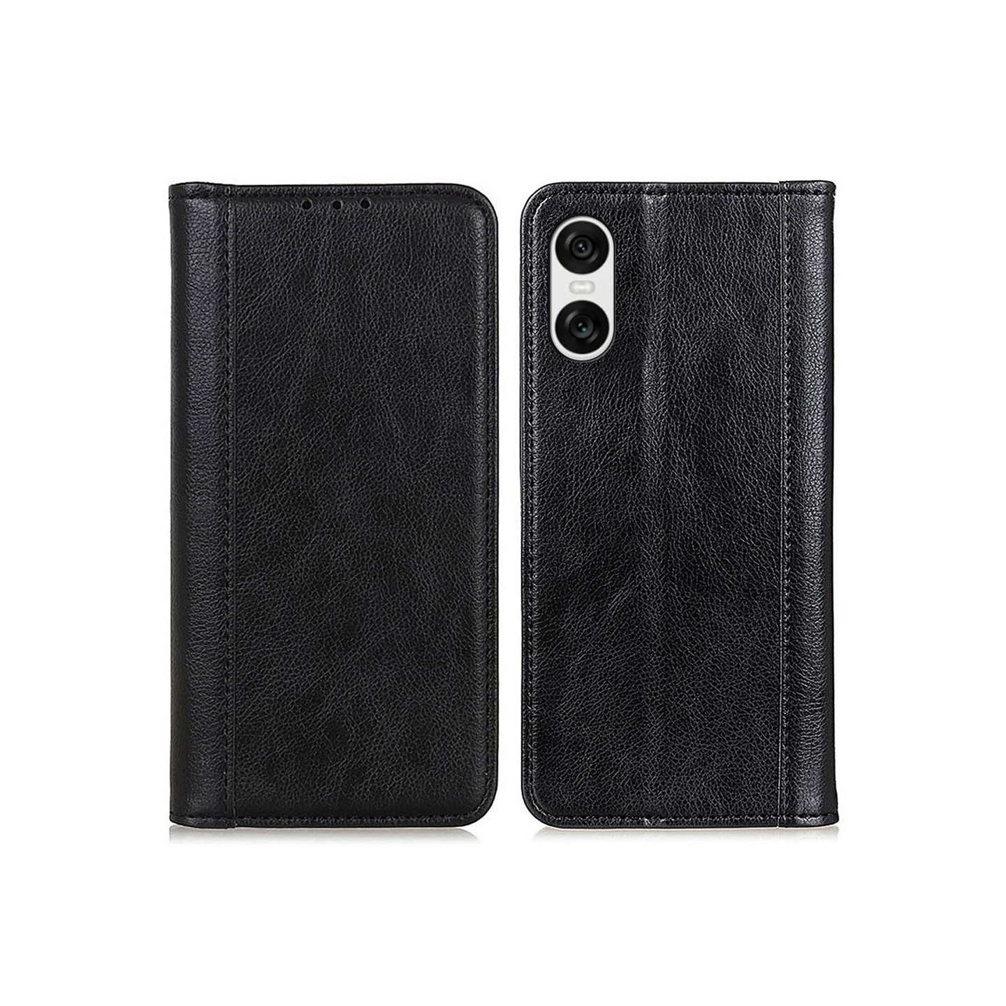 For Sony Xperia 10 VI Cover Wallet - Black