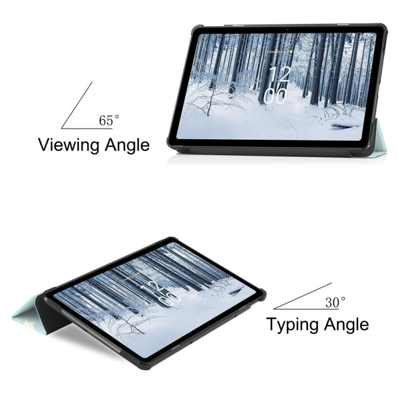Nokia T21 Trifold Stand Sleep Wake Tabletcover - etui - Enhjørning