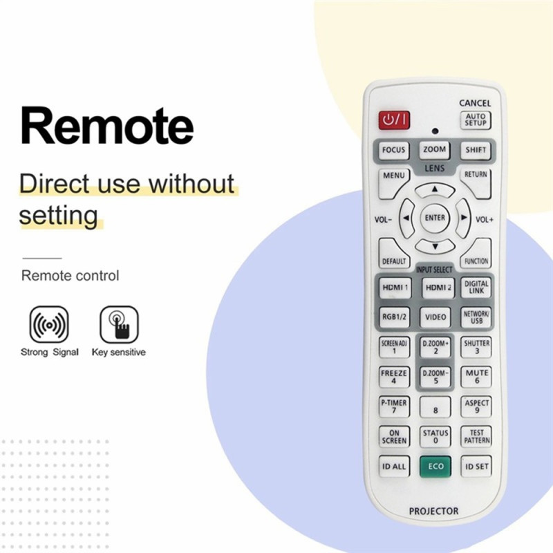 Udskiftning af fjernbetjening N2QAYA000150 til Panasonic projektor
