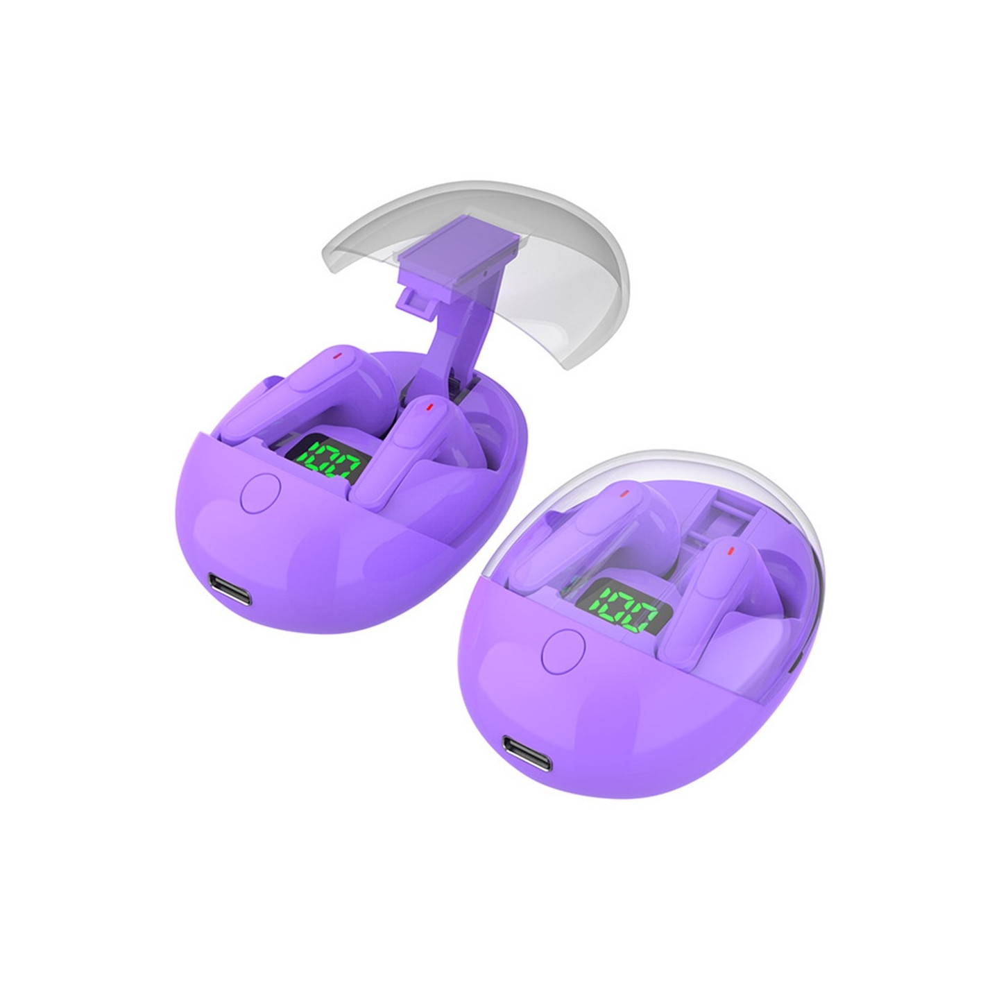 Pro One Bluetooth Hodesett Trådløse Hodetelefoner - Lilla