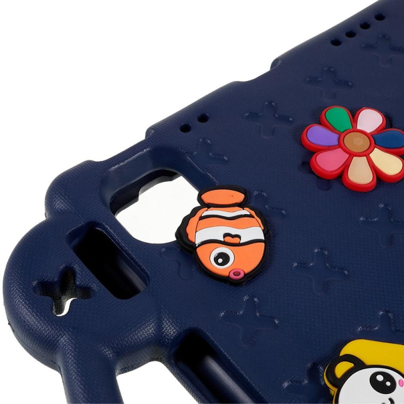 Apple iPad 10.9 2022 Gen 10 iskunkestävä EVA - vaahtomuovijalustan kuori - Laivastonsininen