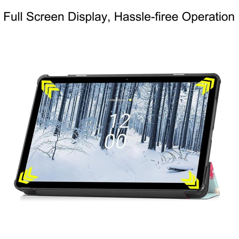 Nokia T21 Trifold Stand Sleep Wake Tabletcover - etui - Enhjørning