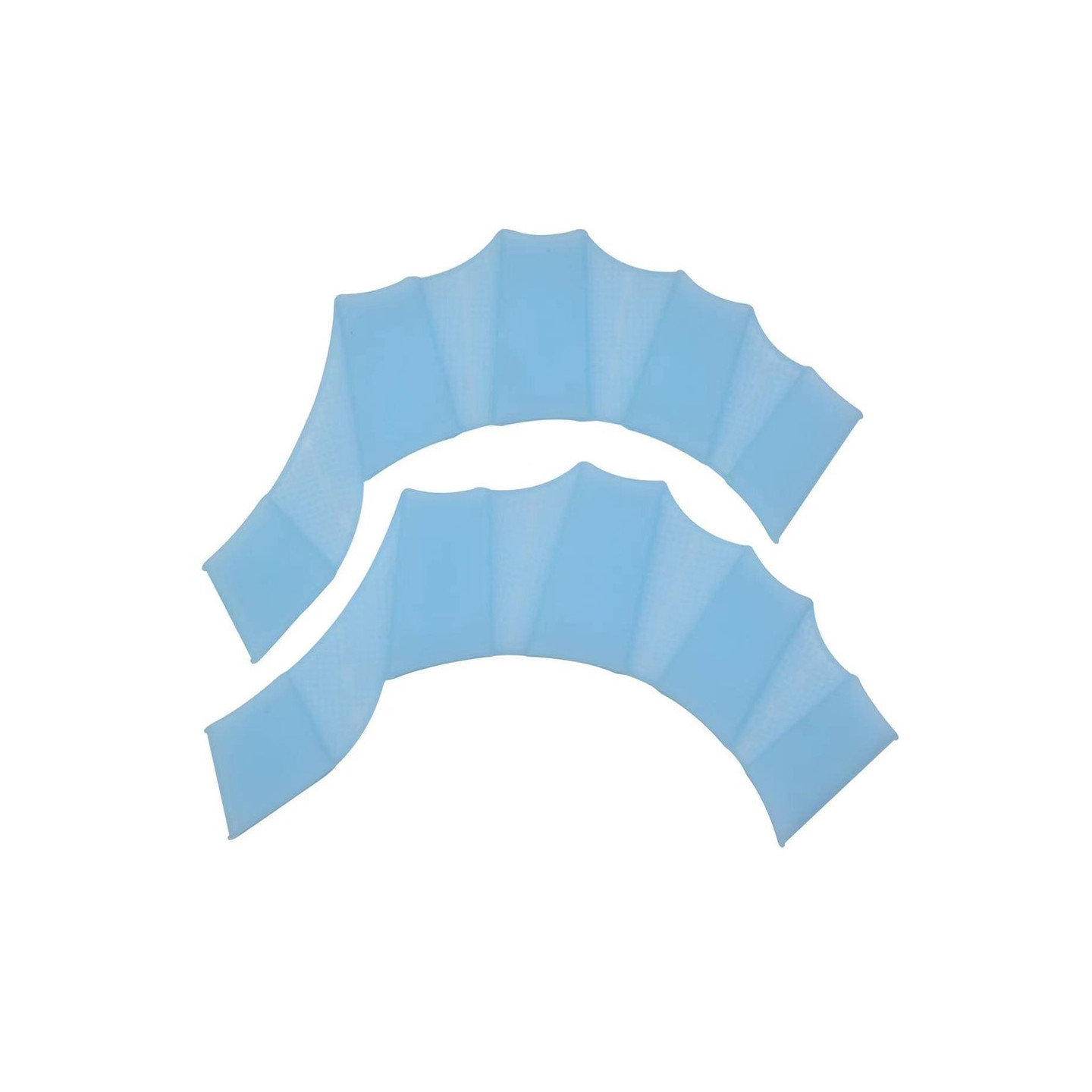 1 par svømmehandsker Håndpadler Vandtæt - Blå/L