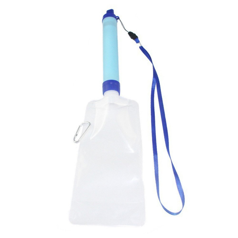 Water Purifier Straw Emergency Survival Hiking Water Filter