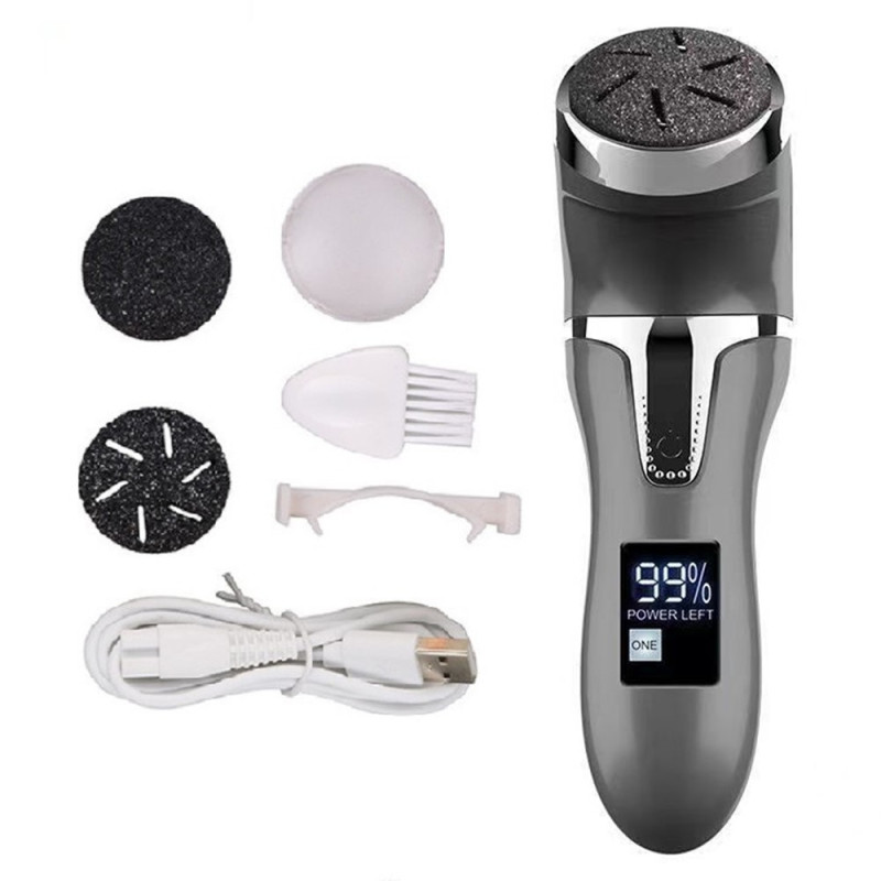 rechargeable electric foot calluses Vacuum foot file scraper