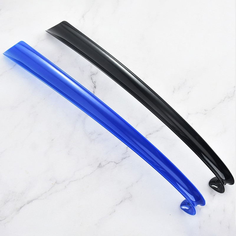 2 pcs Plastic Shoe Horn Long Handle - Black
