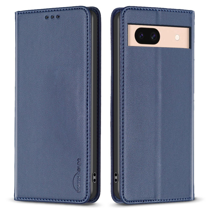 BINFEN COLOR For Google Pixel 8a Case PU Leather Phone Cover