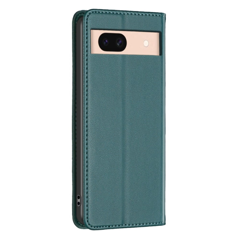 BINFEN COLOR For Google Pixel 8a Case PU Leather Phone Cover