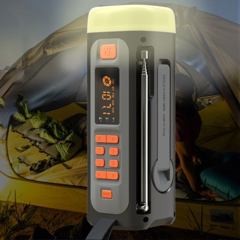 4500mAh emergency radio AM/FM/SW Hand Crank wireless speaker