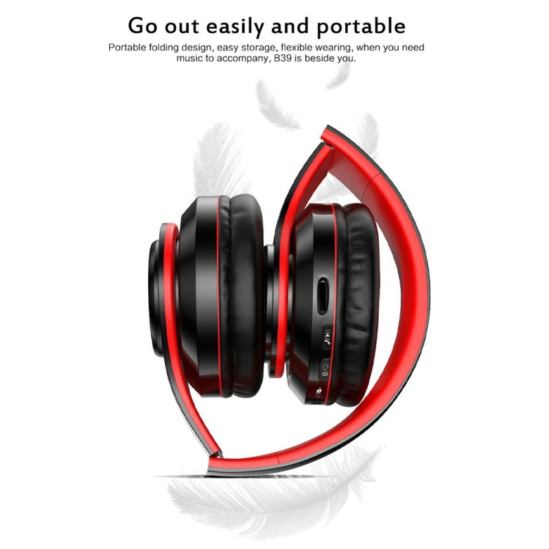Hifi Wireless On - Ear Headset Bluetooth Headphones - White