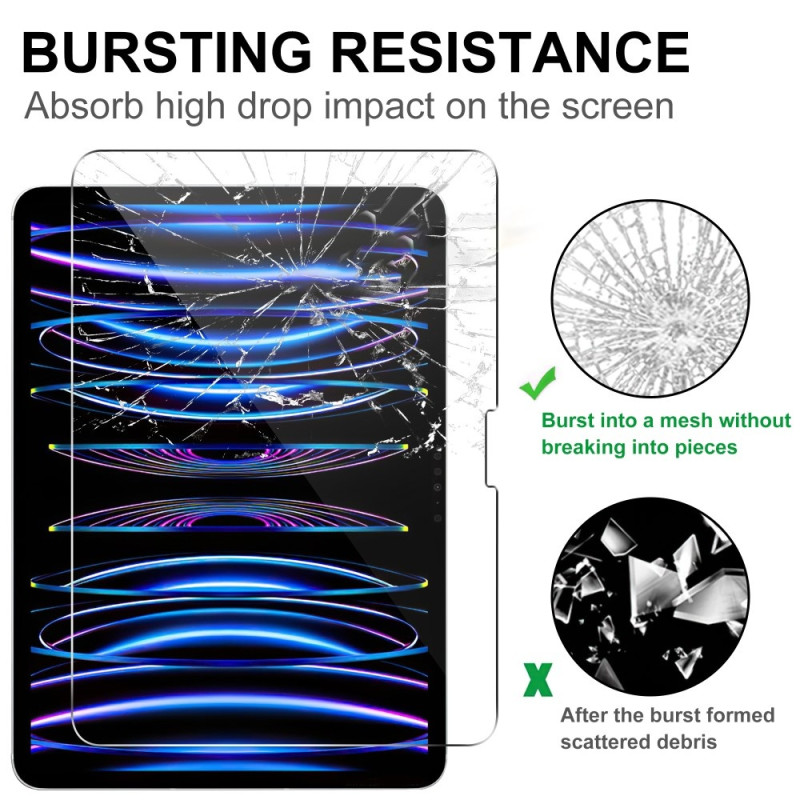 Karkaistun lasin näyttökalvo (reunaliima) iPad Pro 13 (2024)