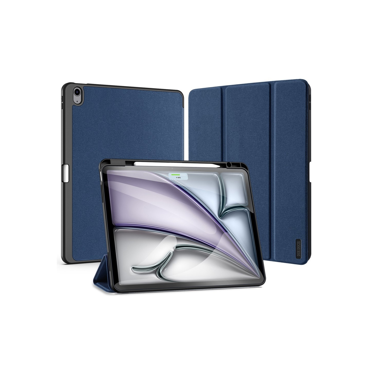 DUX DUCIS Domo iPad Air 13 (2024) Tri - fold Stand - Blue