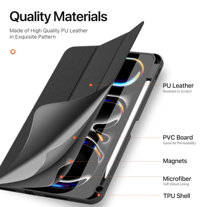 DUX DUCIS Domo iPad Pro 11 (2024) Trefoldet stativ - Sort