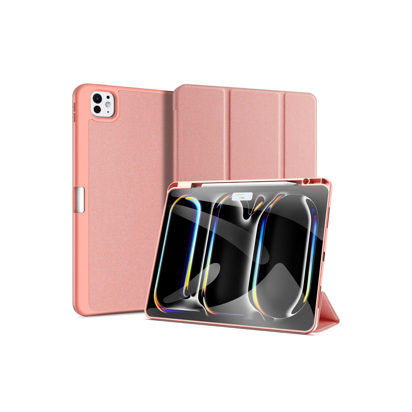 DUX DUCIS Domo iPad Pro 13 (2024) Trefoldet stativ - Pink