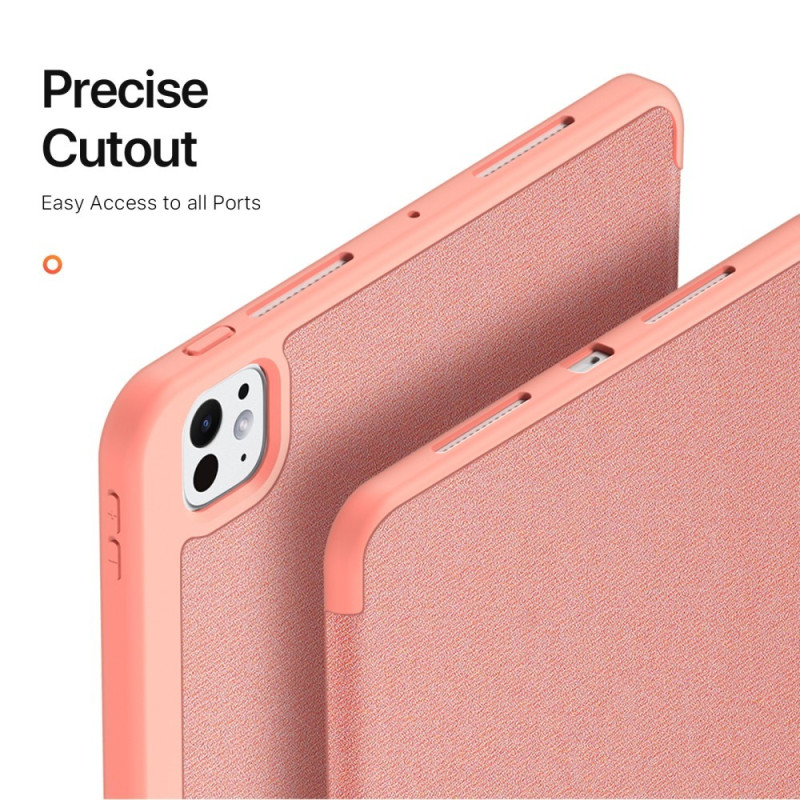 DUX DUCIS Domo iPad Pro 13 (2024) Kolminkertainen jalusta - Pink