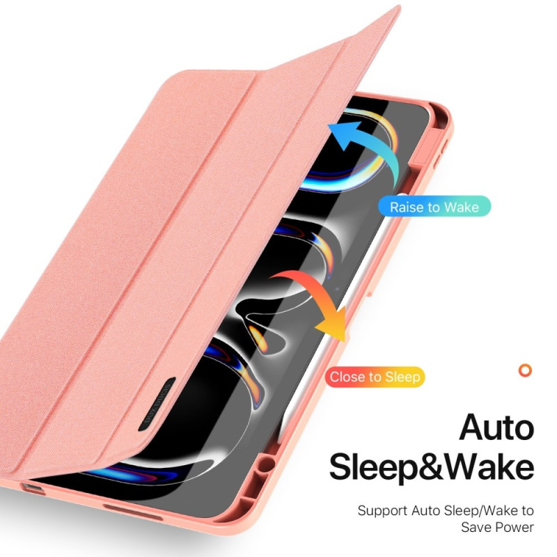 DUX DUCIS Domo iPad Pro 13 (2024) Kolminkertainen jalusta - Pink