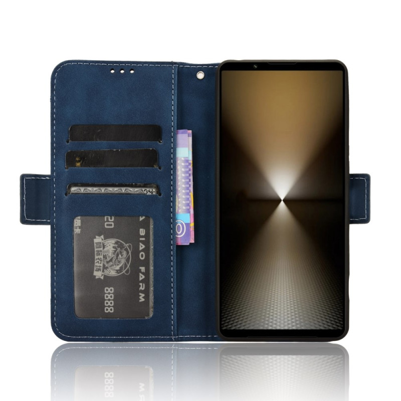 Wallet Stand Flip Phone Case for Sony Xperia 1 VI - Blue