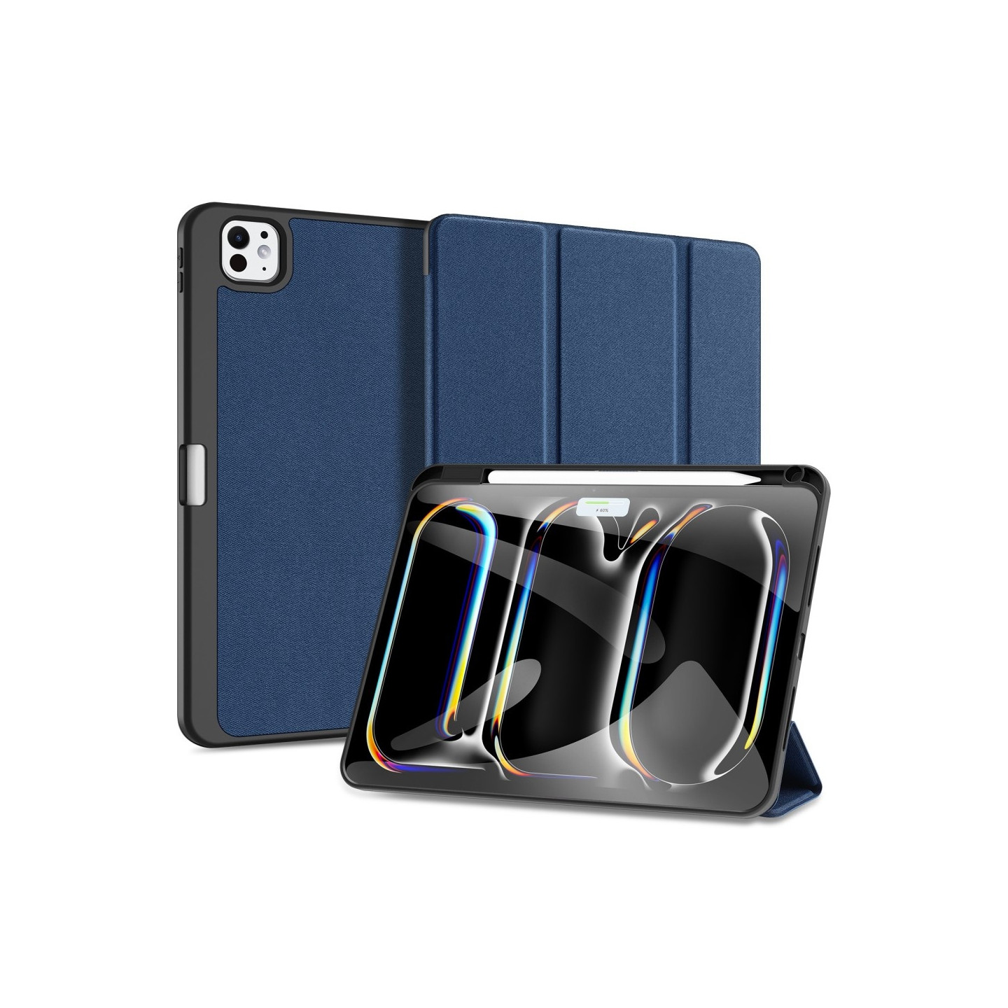 DUX DUCIS Domo iPad Pro 11 (2024) Kolminkertainen jalusta - Sininen