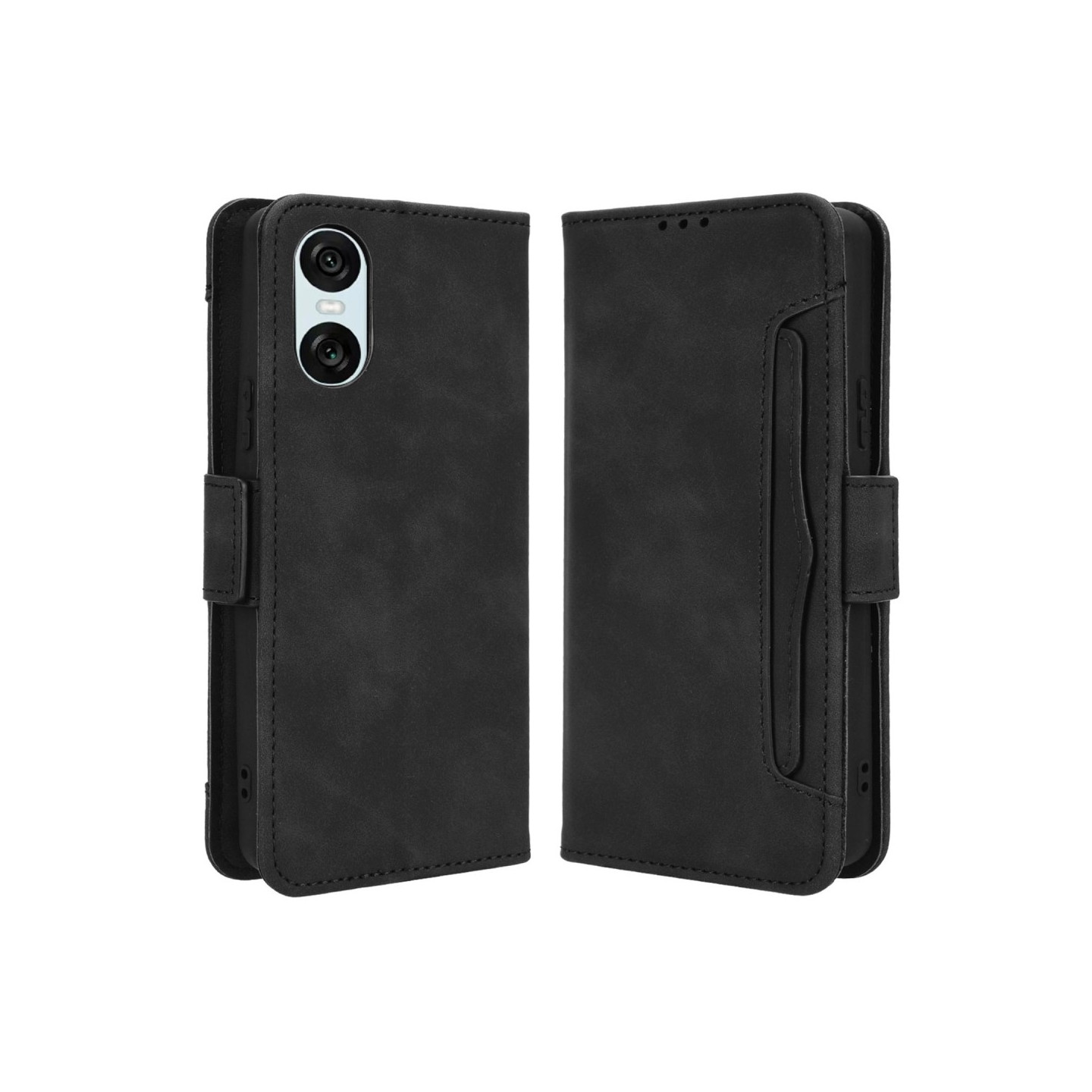 Tegnebogstelefontaske til Sony Xperia 10 VI - Sort