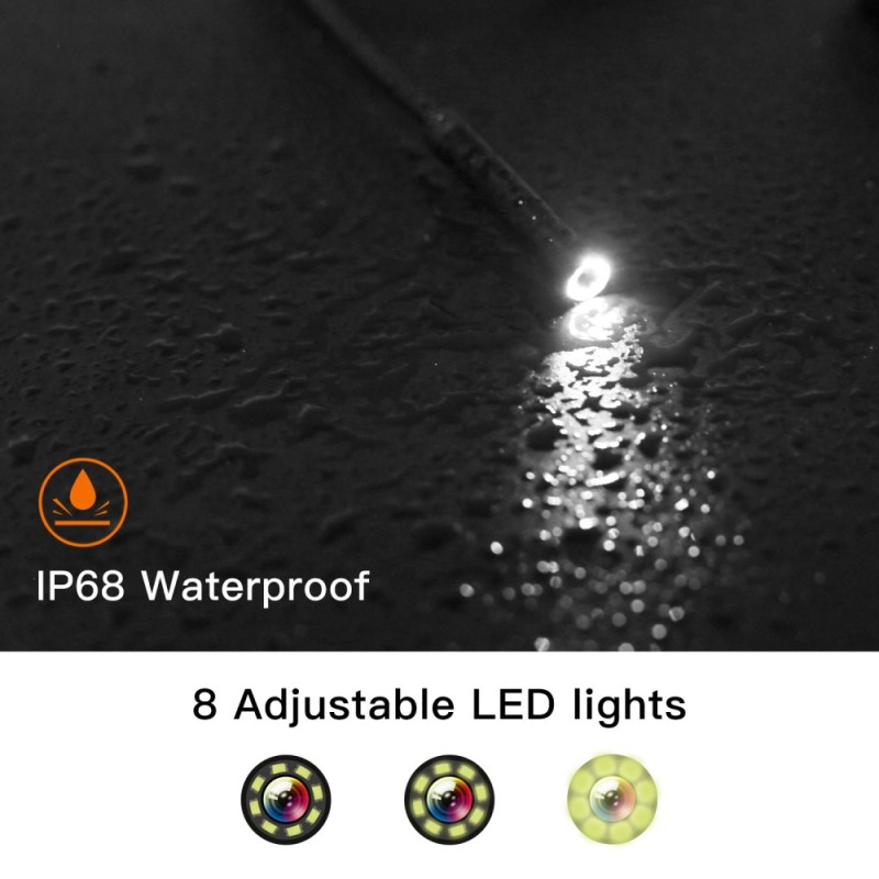10 m 5,5 mm linssillä teollisuusendoskooppiputken tarkastusboreskooppi