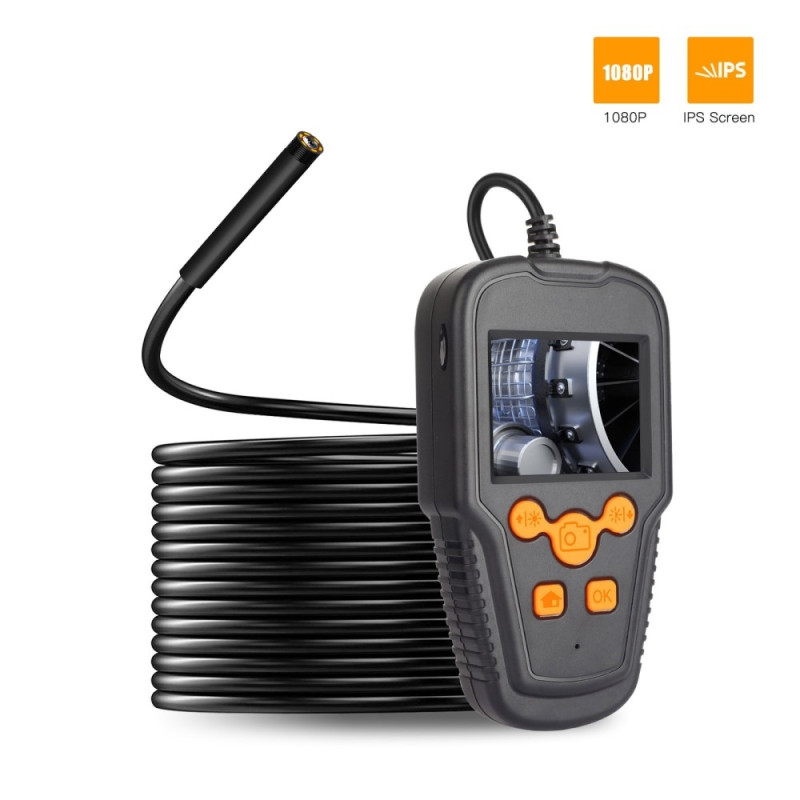 10 m 5,5 mm linssillä teollisuusendoskooppiputken tarkastusboreskooppi