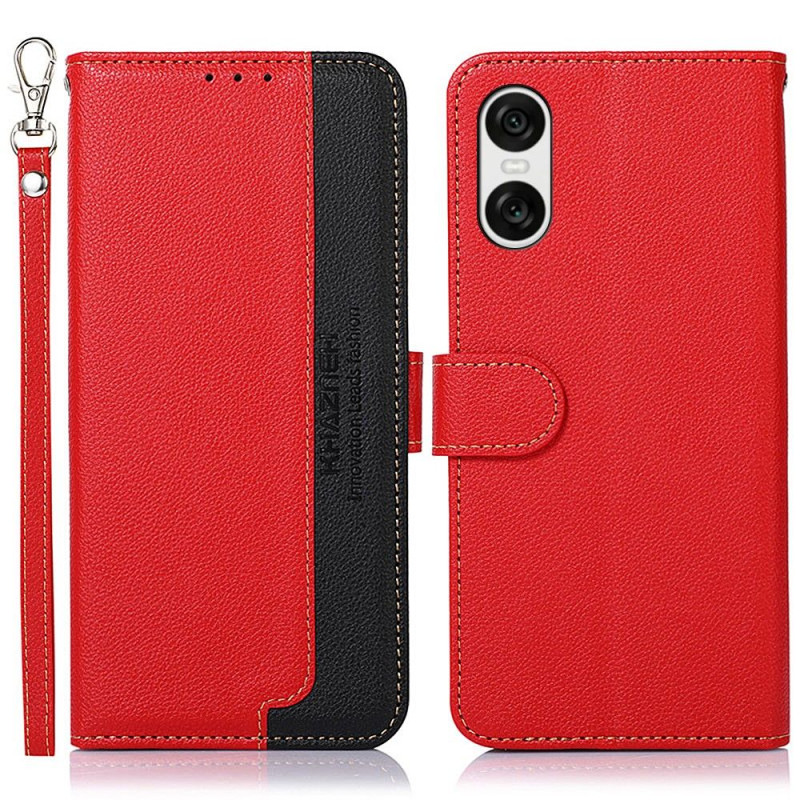 KHAZNEH Phone Cover for Sony Xperia 10 VI - Red - Black