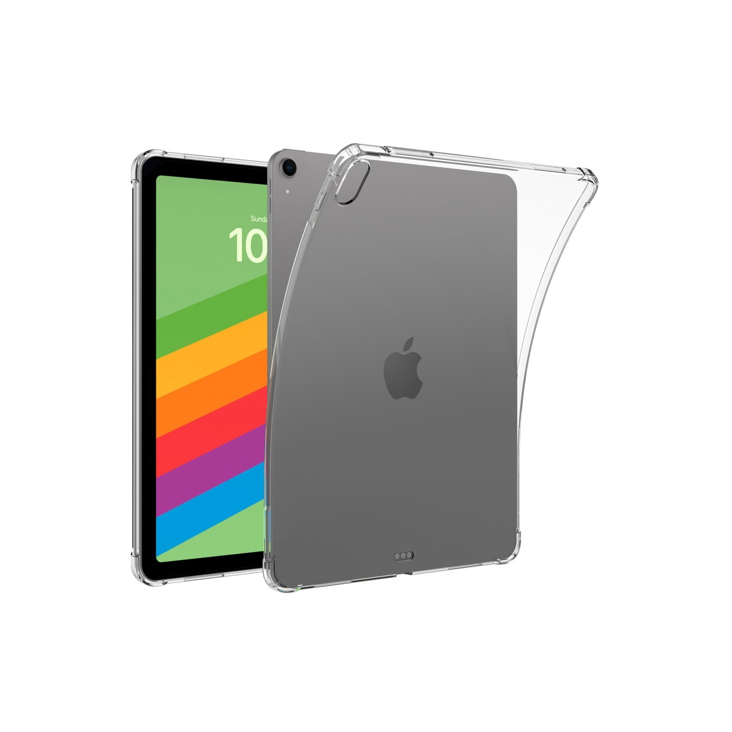 Til iPad Air 13 (2024) Gjennomsiktig Nettbrettveske TPU Bakdeksel